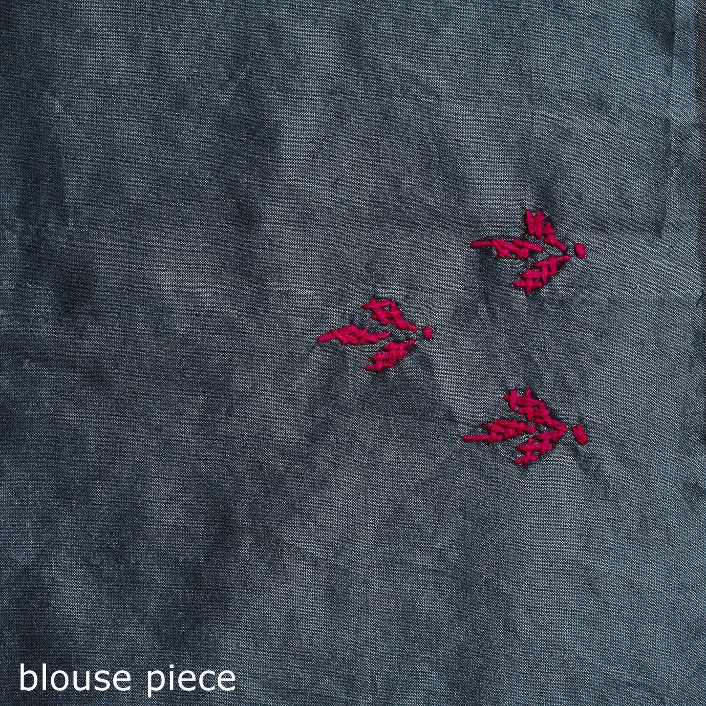 Bengal hand embroidery silk nakshi kantha saree 46