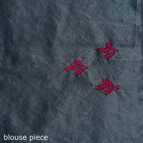 Bengal hand embroidery silk nakshi kantha saree 46