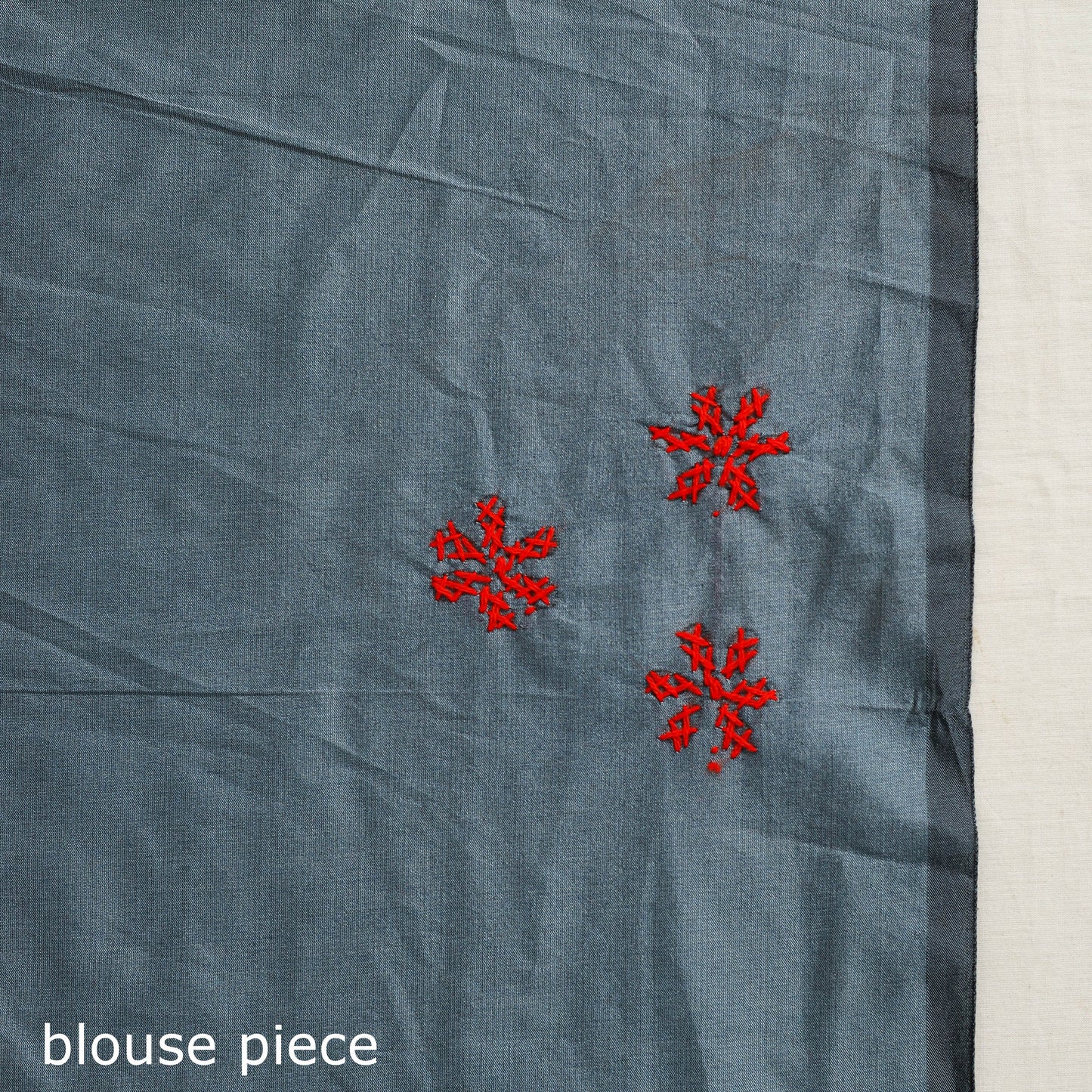 Bengal Hand Embroidery Silk Nakshi Kantha Saree