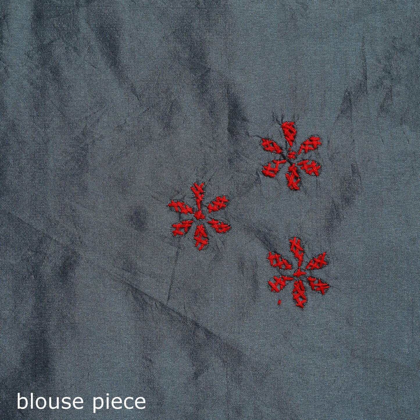 Bengal hand embroidery silk nakshi kantha saree 47