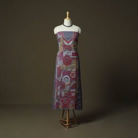 Bengal kantha hand embroidered cotton unstitched kurta