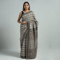  Bindaas Art Natural Dyed Cotton Block Print Saree