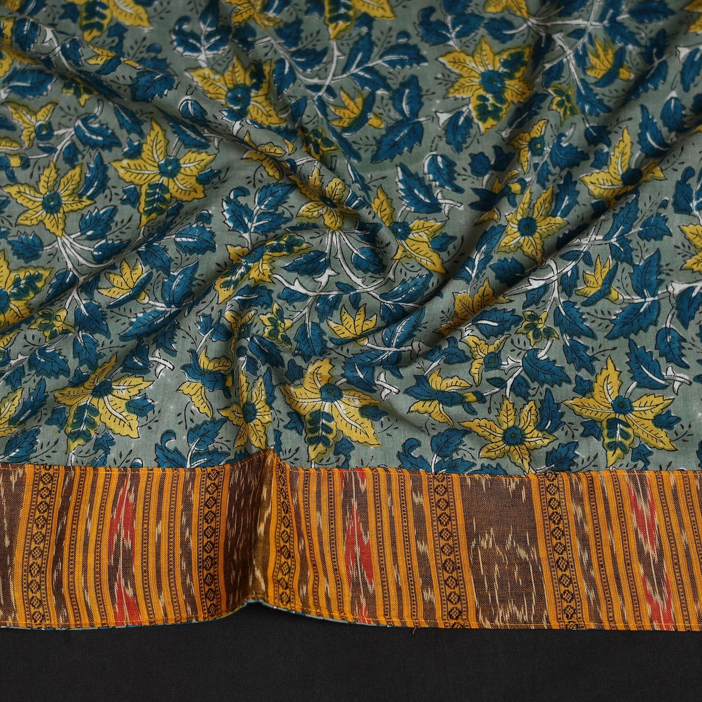 Block print cotton sanganeri blouse piece 26 - handcrafted