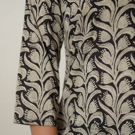 Grey - Block Printed Cotton Bagru Co-Ord Set 05