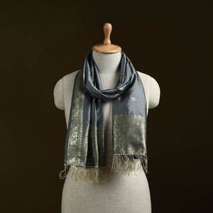 Brocade handloom semi silk nakshi buti banarasi stole