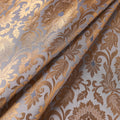 Grey - brocade silk banarasi fabric 21 - handcrafted
