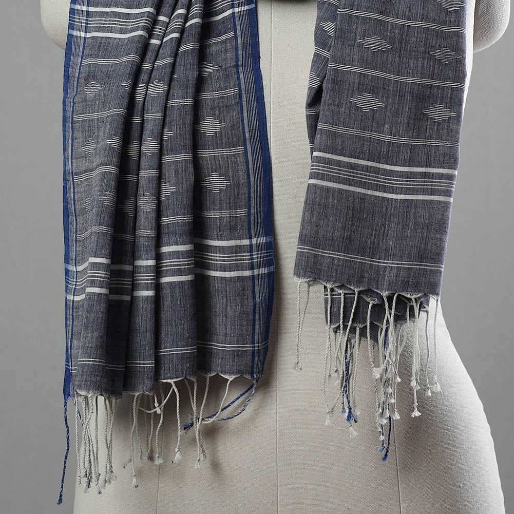 Authentic Handloom Cotton Jamdani Stole at iTokri.Com