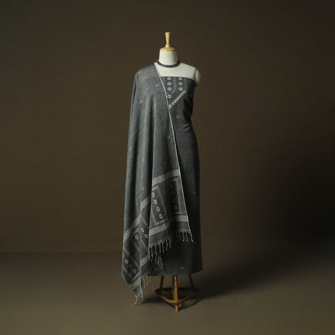Burdwan jamdani handloom cotton 2pc unstitched dress