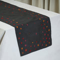 Grey Chandi Mati Tagai Work Silk Cotton Table Runner