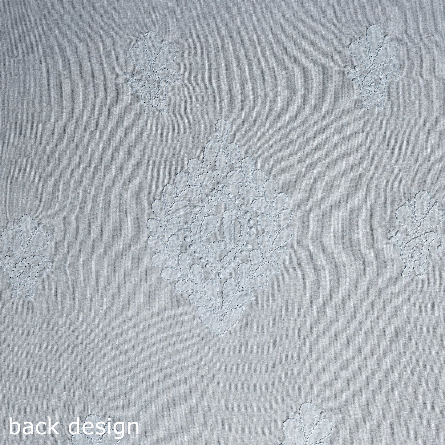 Chikankari Hand Embroidery Mul Cotton Kurta Material 