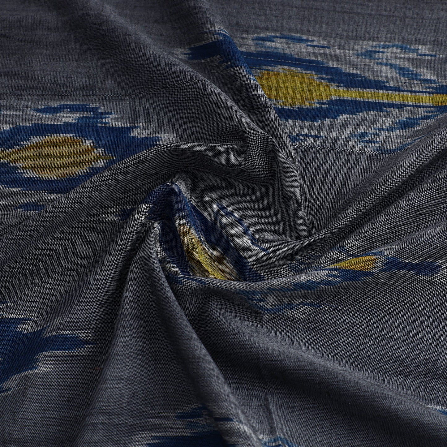 Handloom Cotton Central Asian Pochampally Ikat Fabric