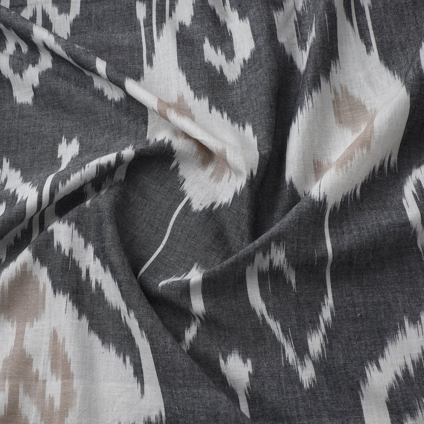 Cotton central asian pochampally ikat fabric 18
