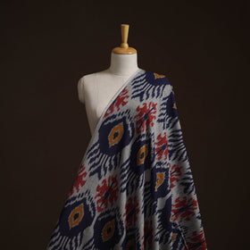 Cotton central asian pochampally ikat fabric 19