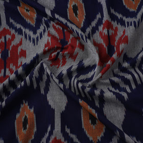 Cotton central asian pochampally ikat fabric 19