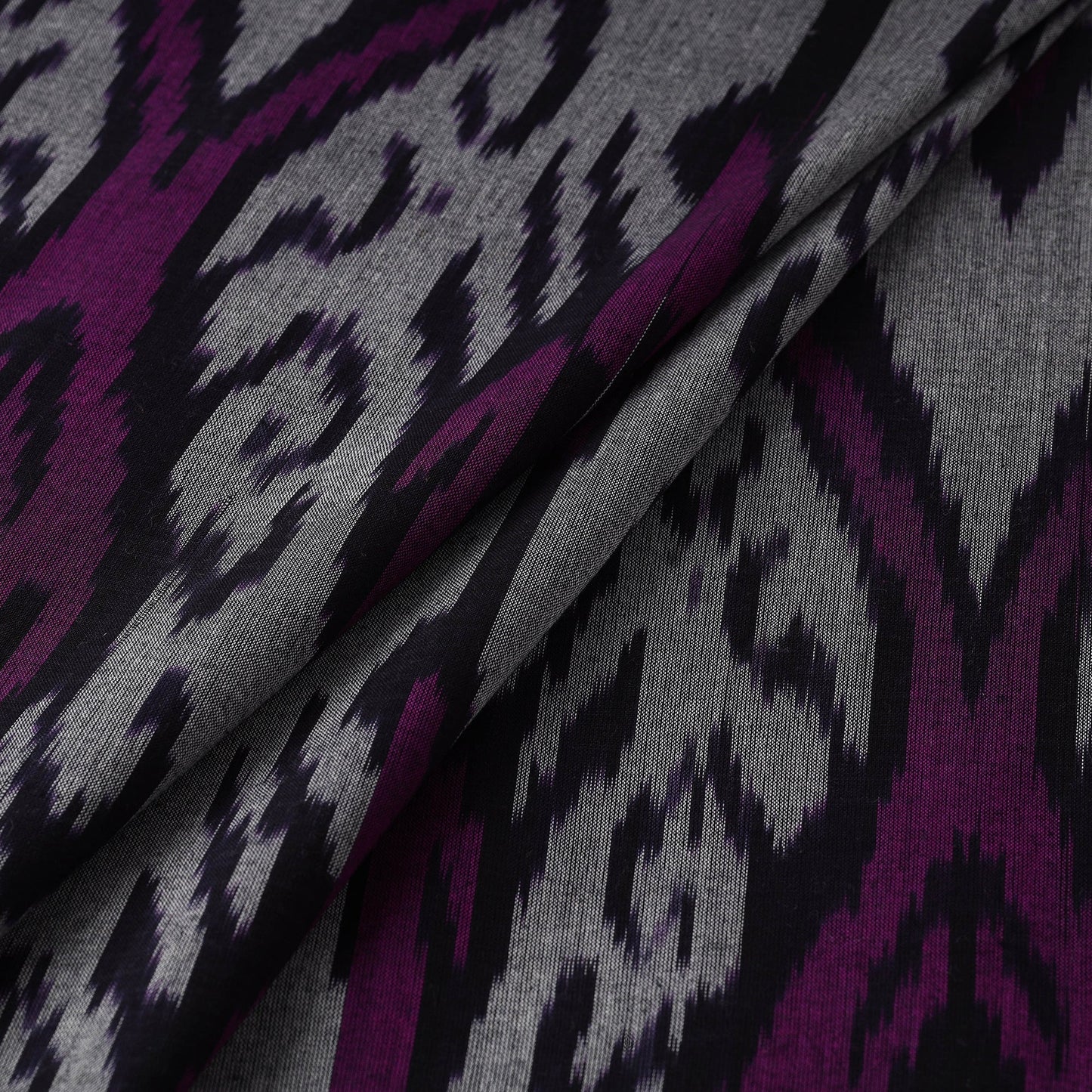 Cotton central asian pochampally ikat fabric 26