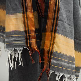  Grey Cotton Dharwad Kurta Set with Palazzo & Dupatta