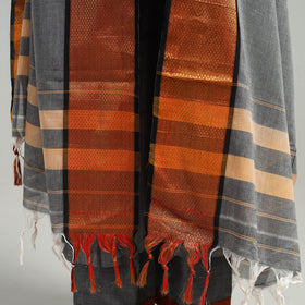  Cotton Grey Dharwad Kurta Set with Palazzo & Dupatta