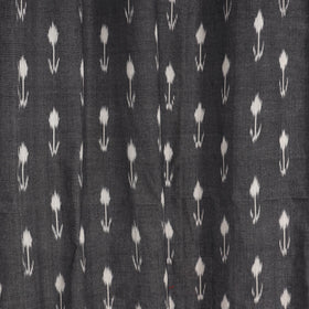 Grey - cotton door pochampally ikat curtain (7 x 3 feet)