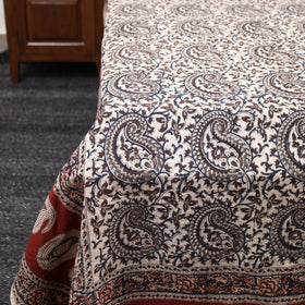 Buy Pedana Kalamkari Block Printed Cotton Double Bed Cover (111 x 91 in) 02 Online at iTokri.com