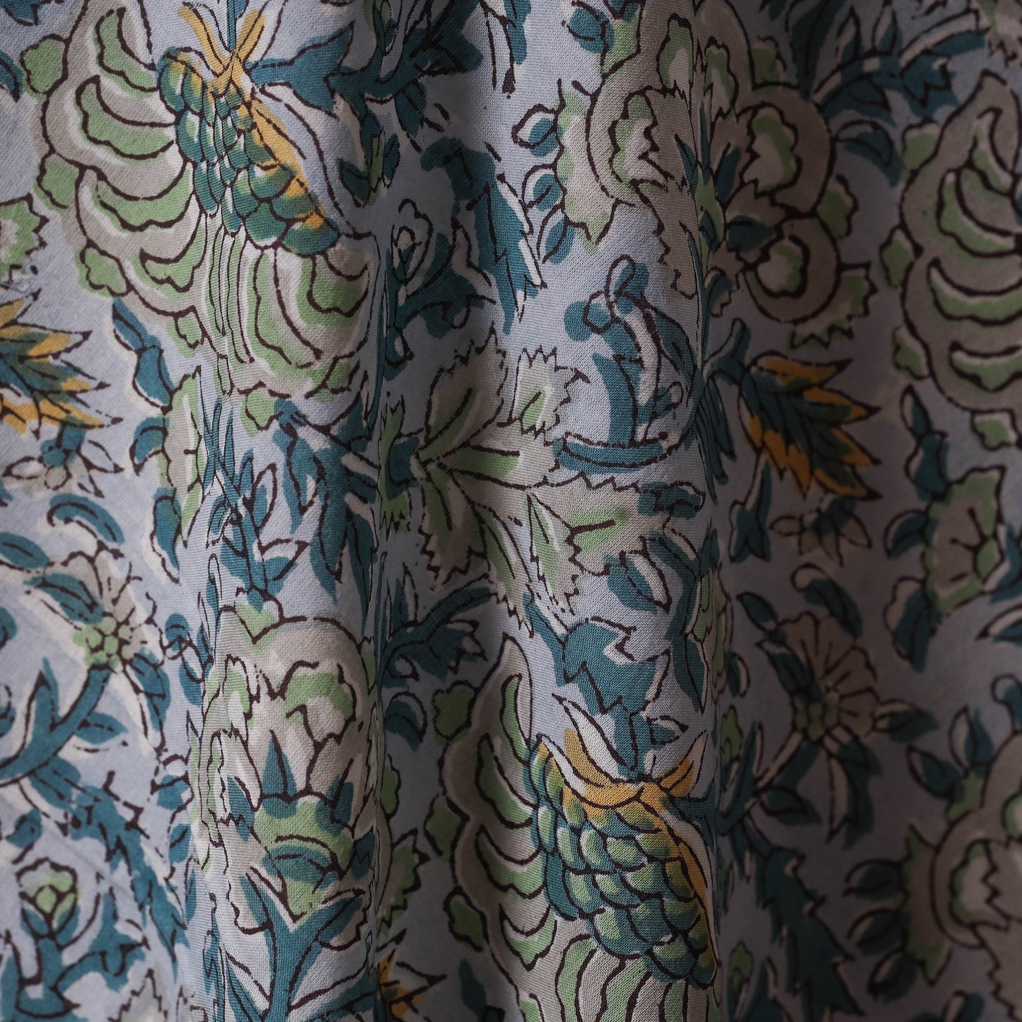 Cotton hand sanganeri fabric 13 - handcrafted