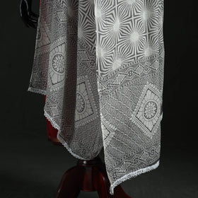 Cotton jaipur printed dupatta 93 - handcrafted