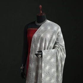 Cotton jaipur printed dupatta 93 - handcrafted