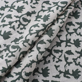 Grey - cotton kutch batik fabric 36 - handcrafted