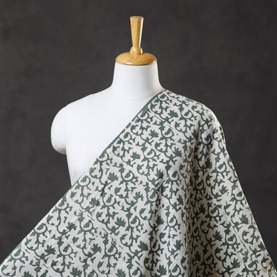 Grey - cotton kutch batik fabric 36 - handcrafted