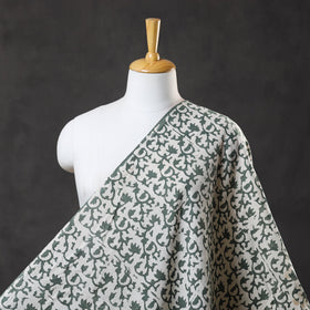 Grey - cotton kutch batik fabric 36 - handcrafted