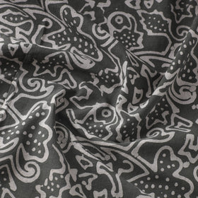  Grey Cotton Kutch Batik Print Fabric