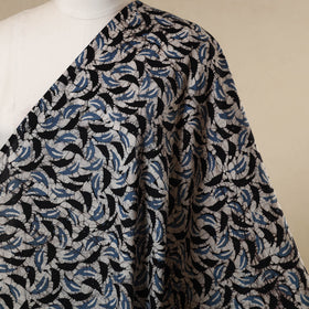 Grey - cotton kutch batik fabric 17 - handcrafted