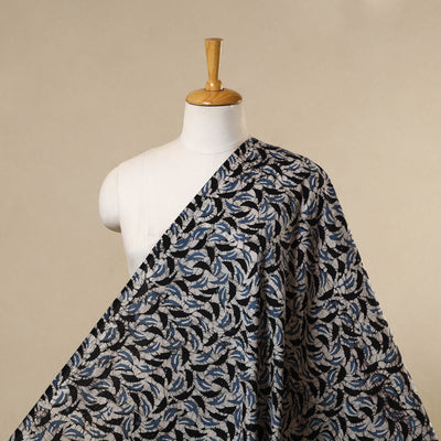 Grey - cotton kutch batik fabric 17 - handcrafted