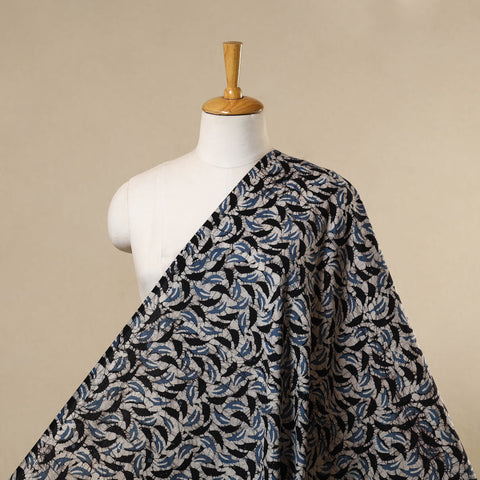 Grey - cotton kutch batik fabric 17 - handcrafted