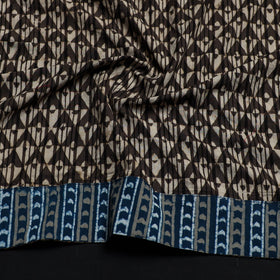 Grey - cotton pipad blouse piece 123 - handcrafted