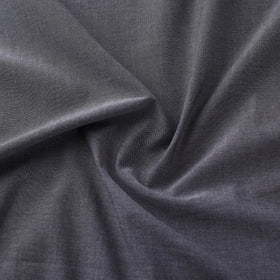 Grey - cotton plain fabric 06 - handcrafted