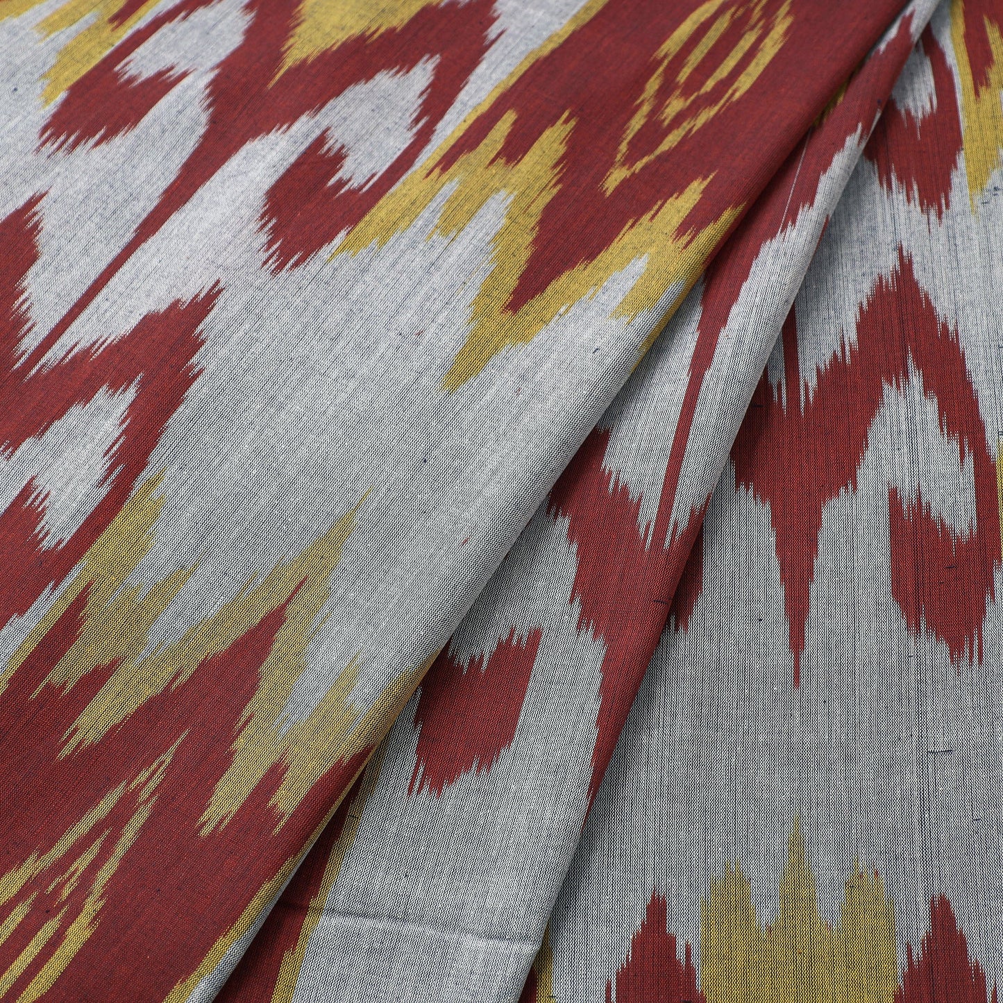  Handloom Cotton Pochampally Central Asian Ikat Fabric