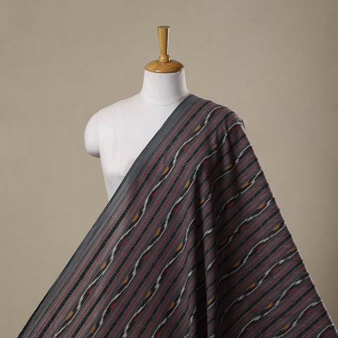 Cotton pochampally dabi ikat fabric 04 - handcrafted