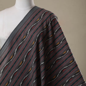 Cotton pochampally dabi ikat fabric 04 - handcrafted