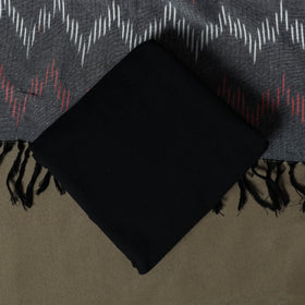 Handloom cotton pochampally ikat 3pc unstitched dress