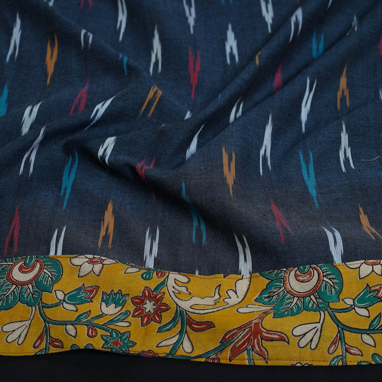 Buy Grey Cotton Pochampally Ikat Blouse Piece 