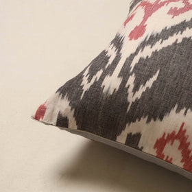 Grey - cotton pochampally ikat cushion cover 17