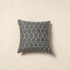 Grey - cotton pochampally ikat cushion cover 42