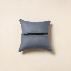 Grey - cotton pochampally ikat cushion cover 42