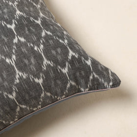 Grey - cotton pochampally ikat cushion cover 42