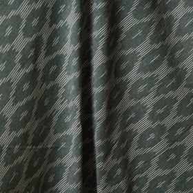 Grey - cotton pochampally ikat fabric 14 - handcrafted