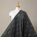 Grey Cotton Pochampally Ikat Fabric