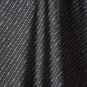 Grey - cotton pochampally ikat fabric 21 - handcrafted