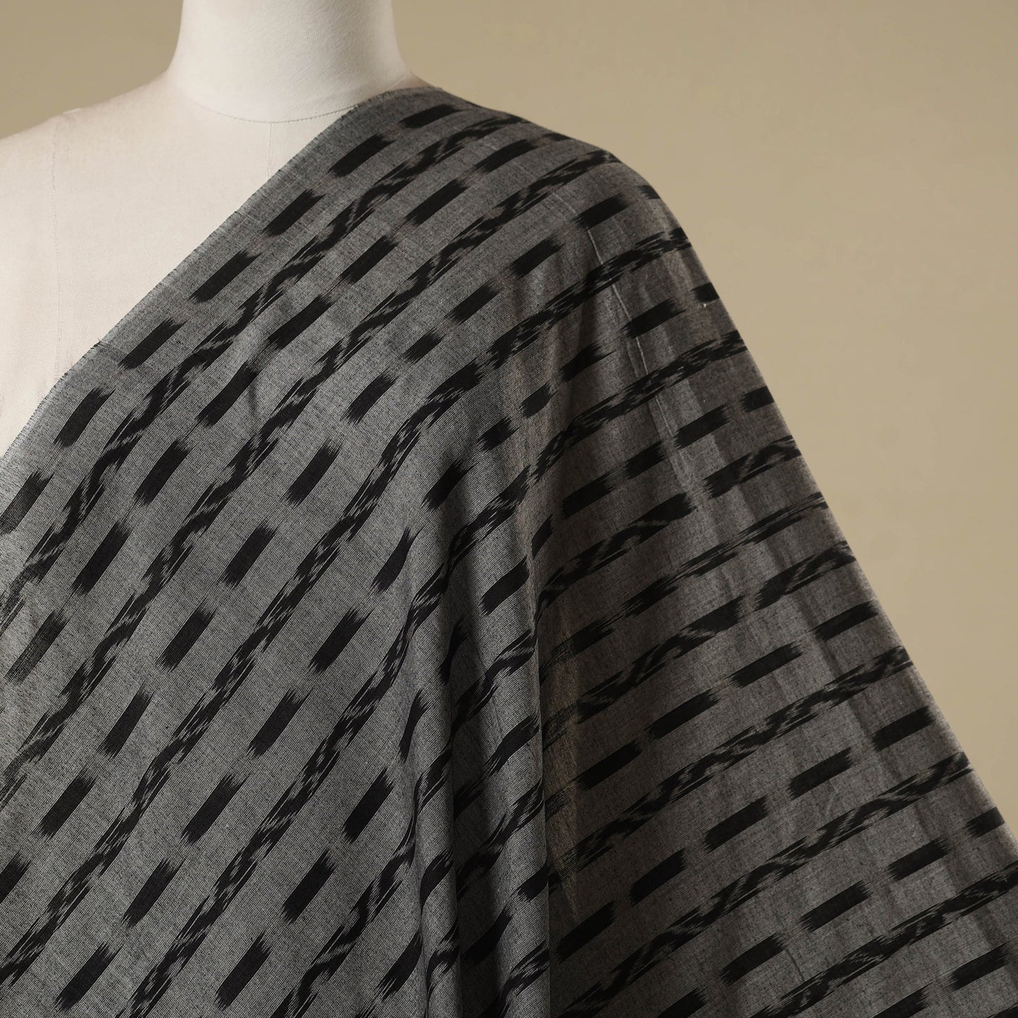 Cotton sambalpuri ikat fabric 26 - handcrafted