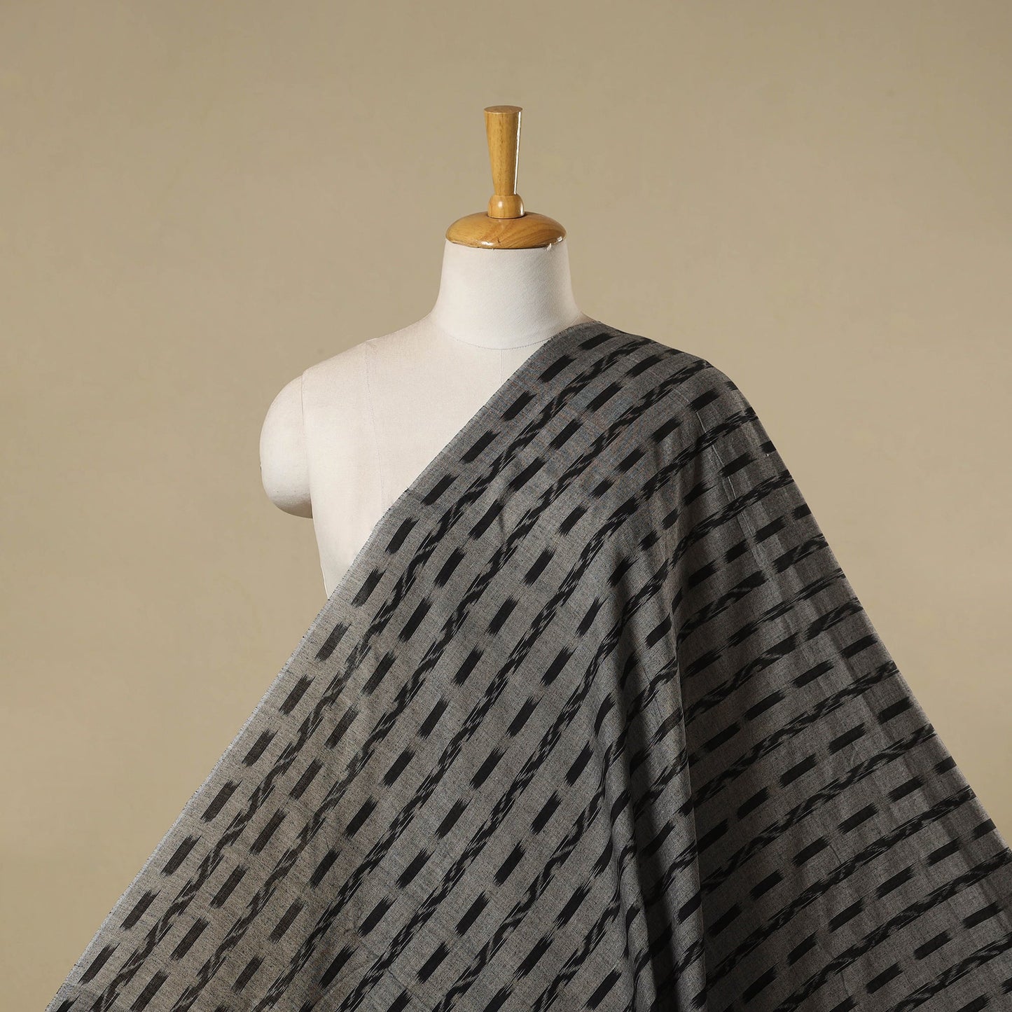 Cotton sambalpuri ikat fabric 26 - handcrafted