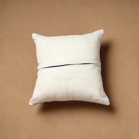 Grey - cotton sanganeri cushion cover (16 x 16 in) 80